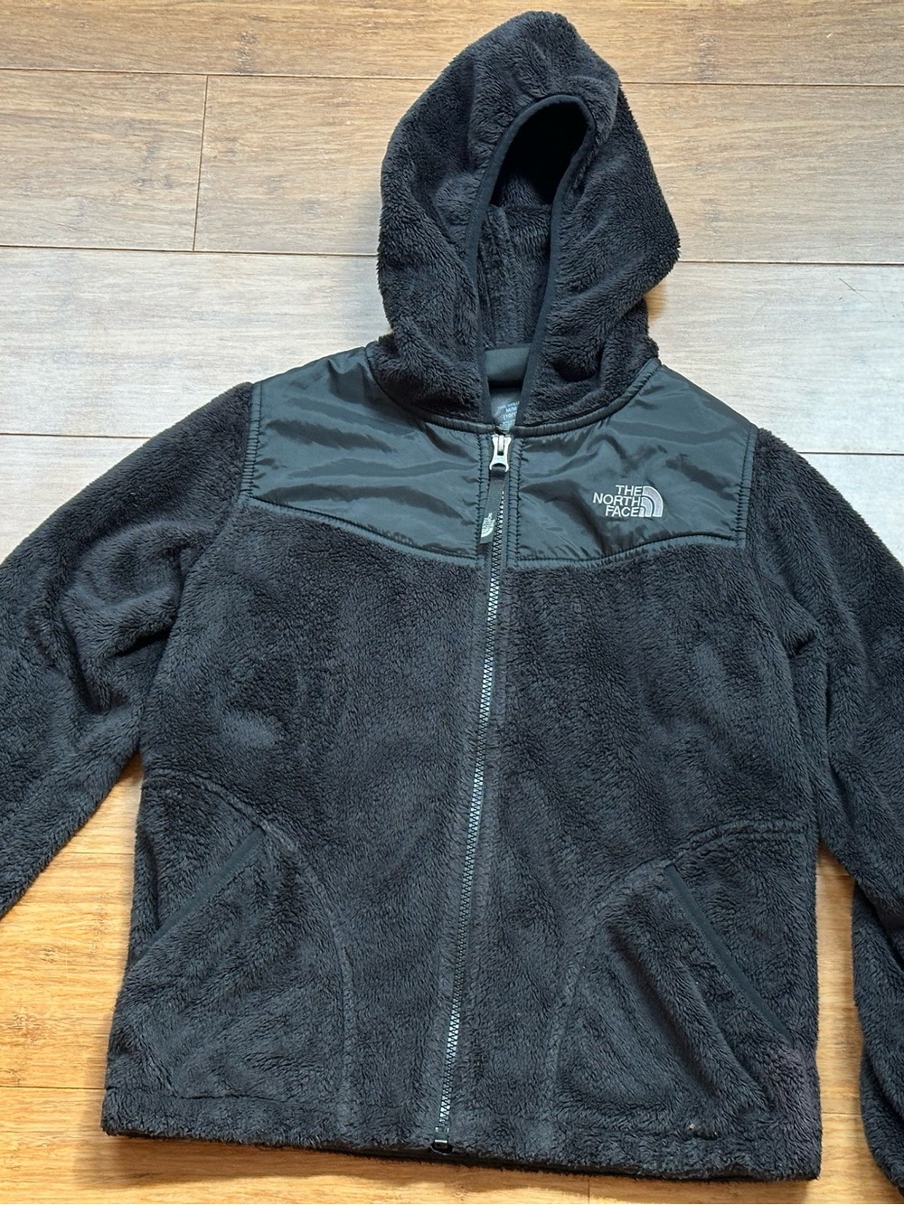 The North Face Girls Black Fleece Jacket